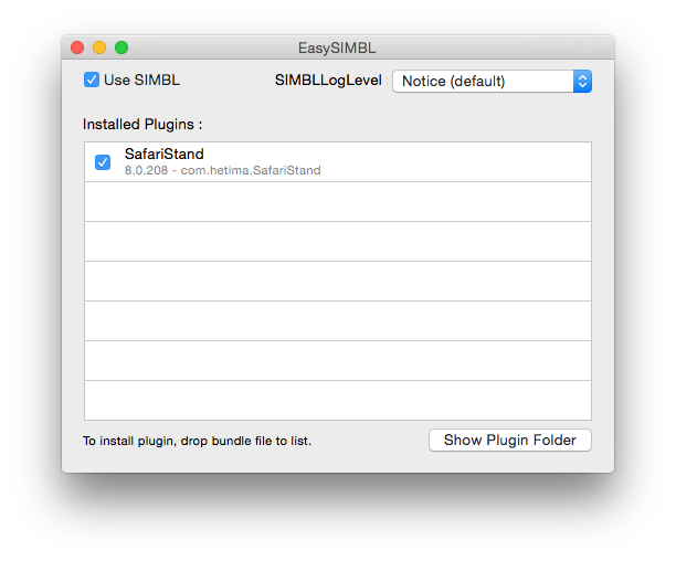 SIMBL Application Filled Out