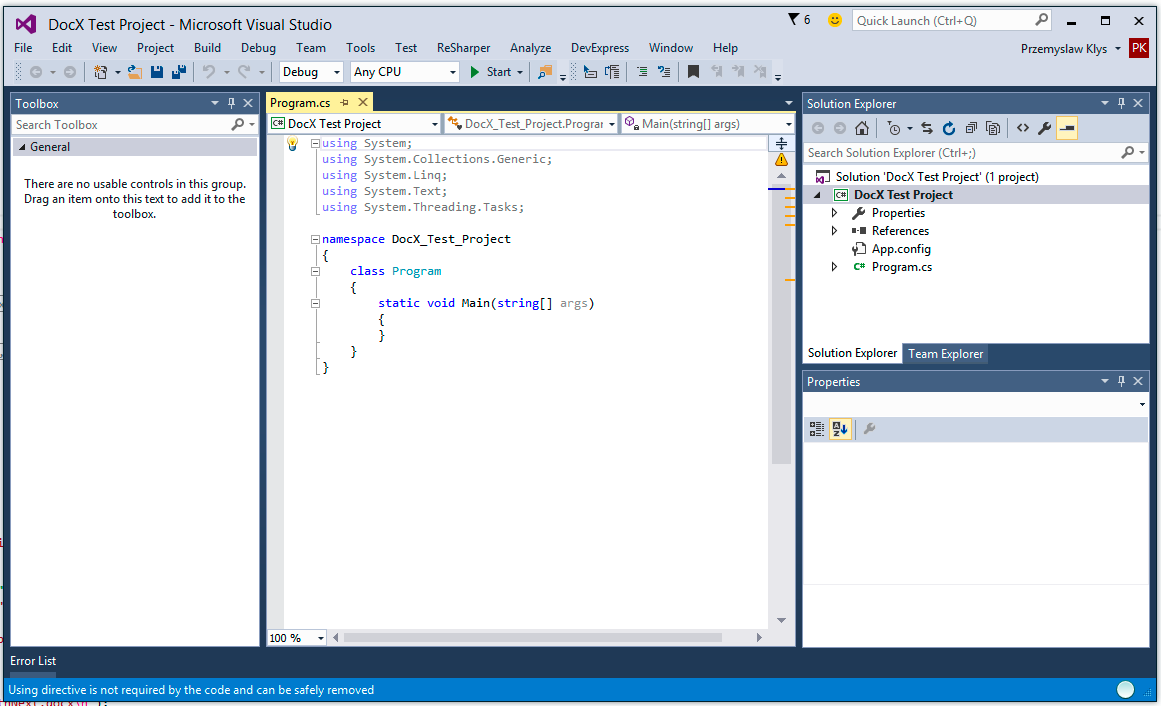 DocX-VisualStudio-HelloWorld-Example4