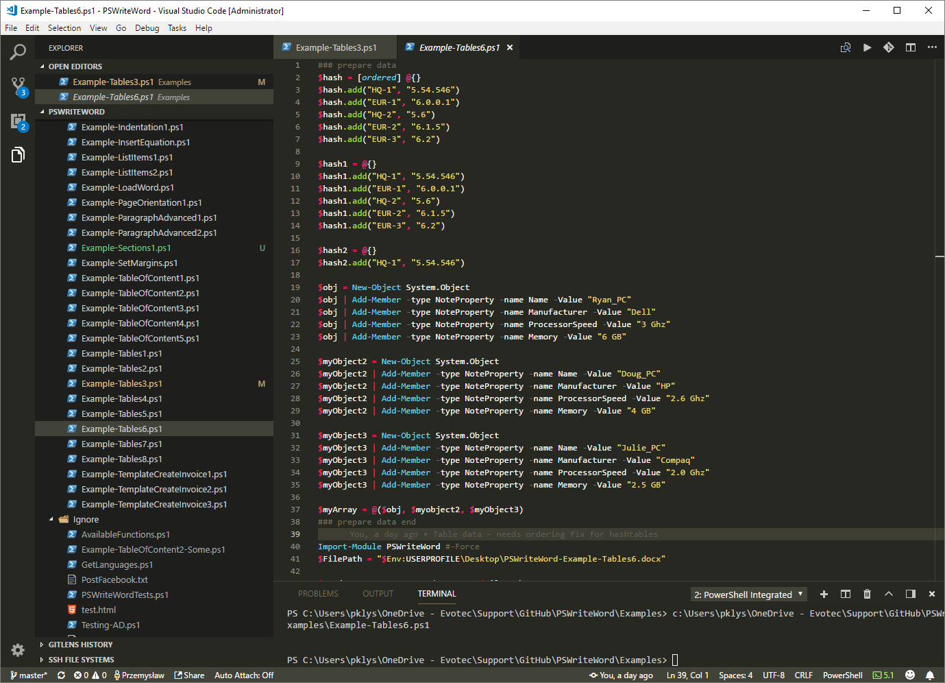 PSWriteWord – Updated to 0.4.1 (Breaking Change included)