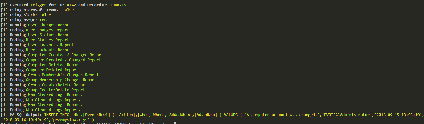 Wynik SQL korzystajacy z zdefiniowanego mapowania bez zmiany tabeli docelowej