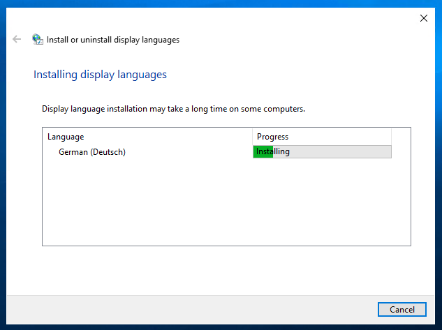 Ekran akceptacji warunkow licencji w kreatorze instalacji jezyka Windows.