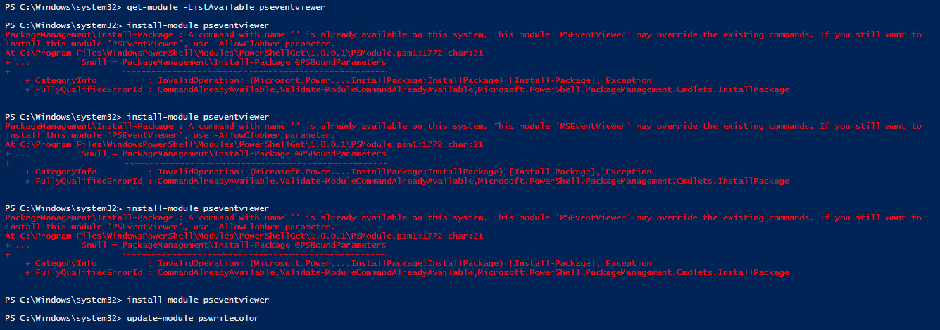 Corrected alias export using an empty array in Export-ModuleMember