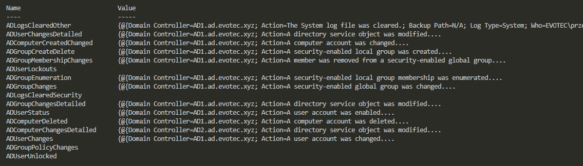 Find-Events - Multiple Events / Reports